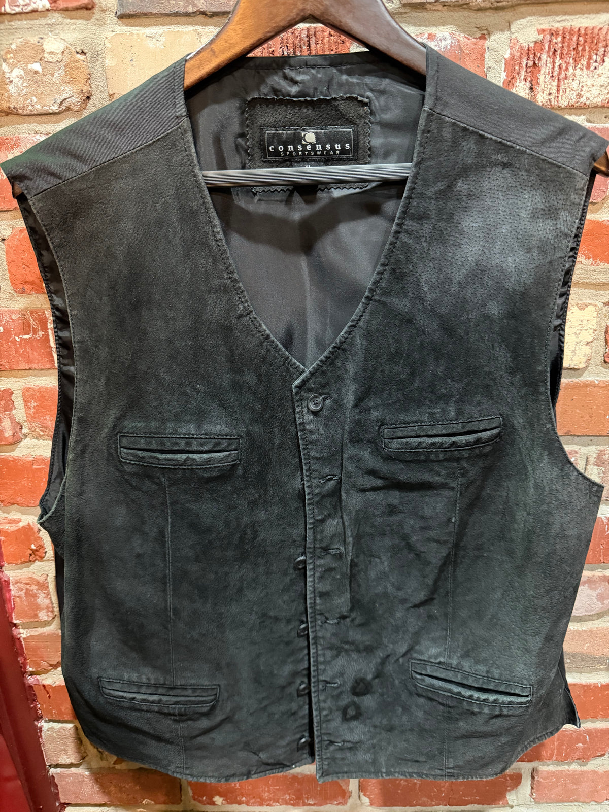 Consensus Sportswear Suede/Leather Vest