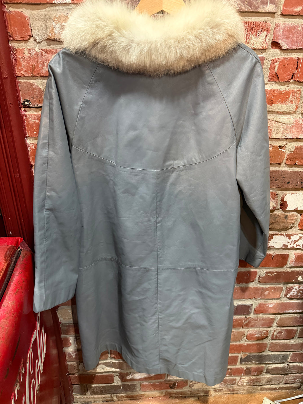 Grey Pleather Jacket