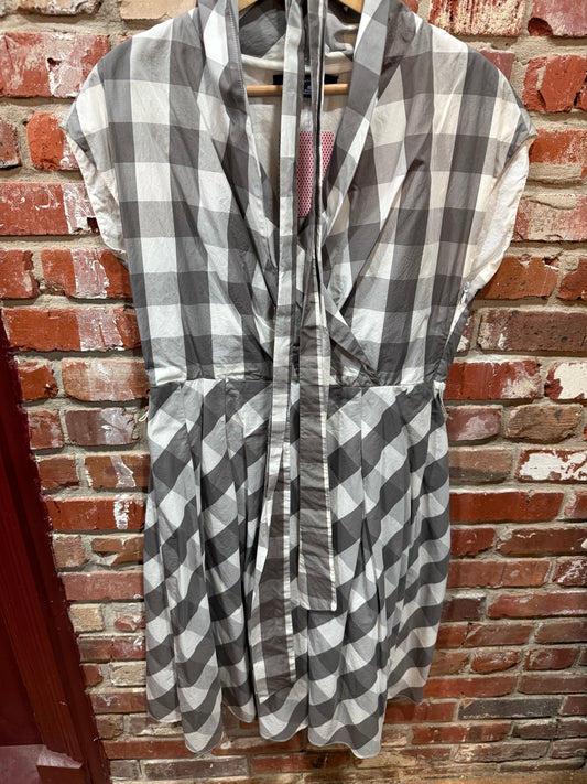 Chadwick’s Grey Gingham Dress