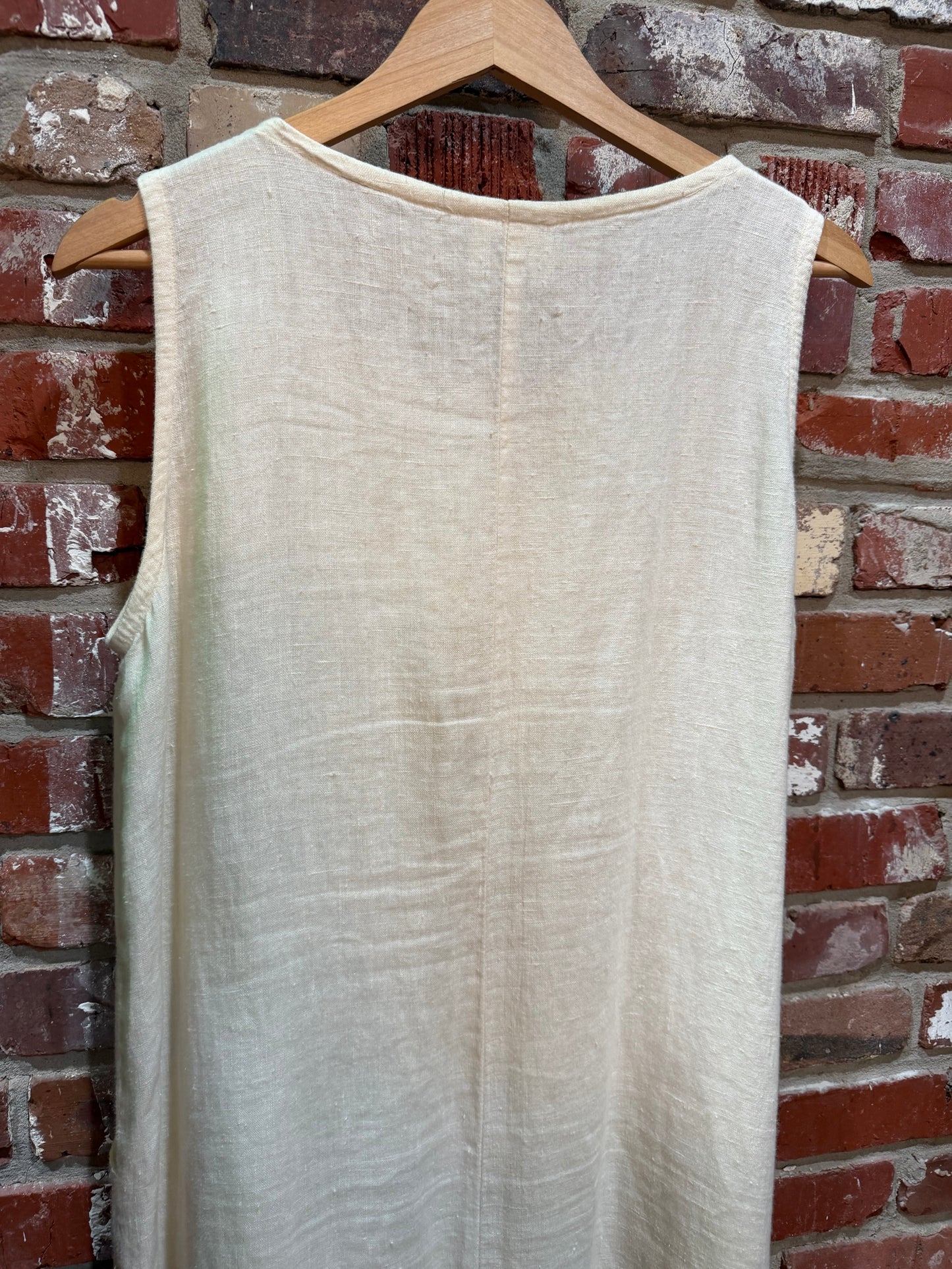 Hot Cotton White Linen Dress