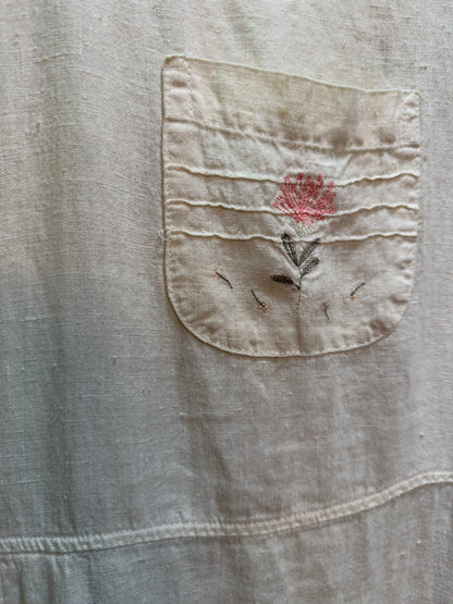 Hot Cotton White Linen Dress