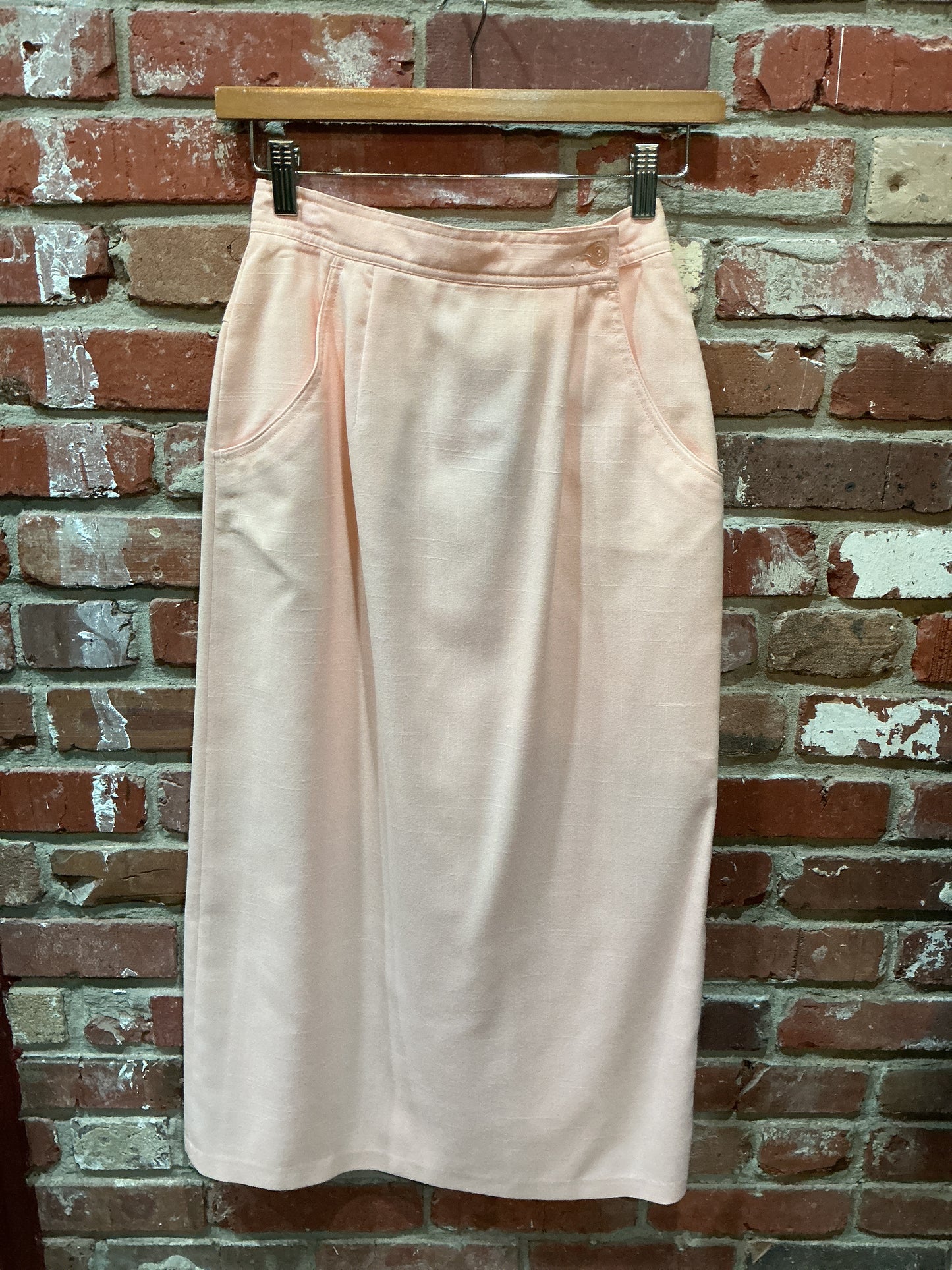 Togethers Pink Button Pleated Skirt
