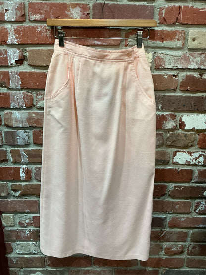 Togethers Pink Button Pleated Skirt