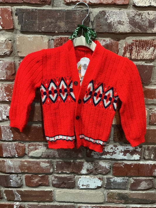 Orange Wool Sweater