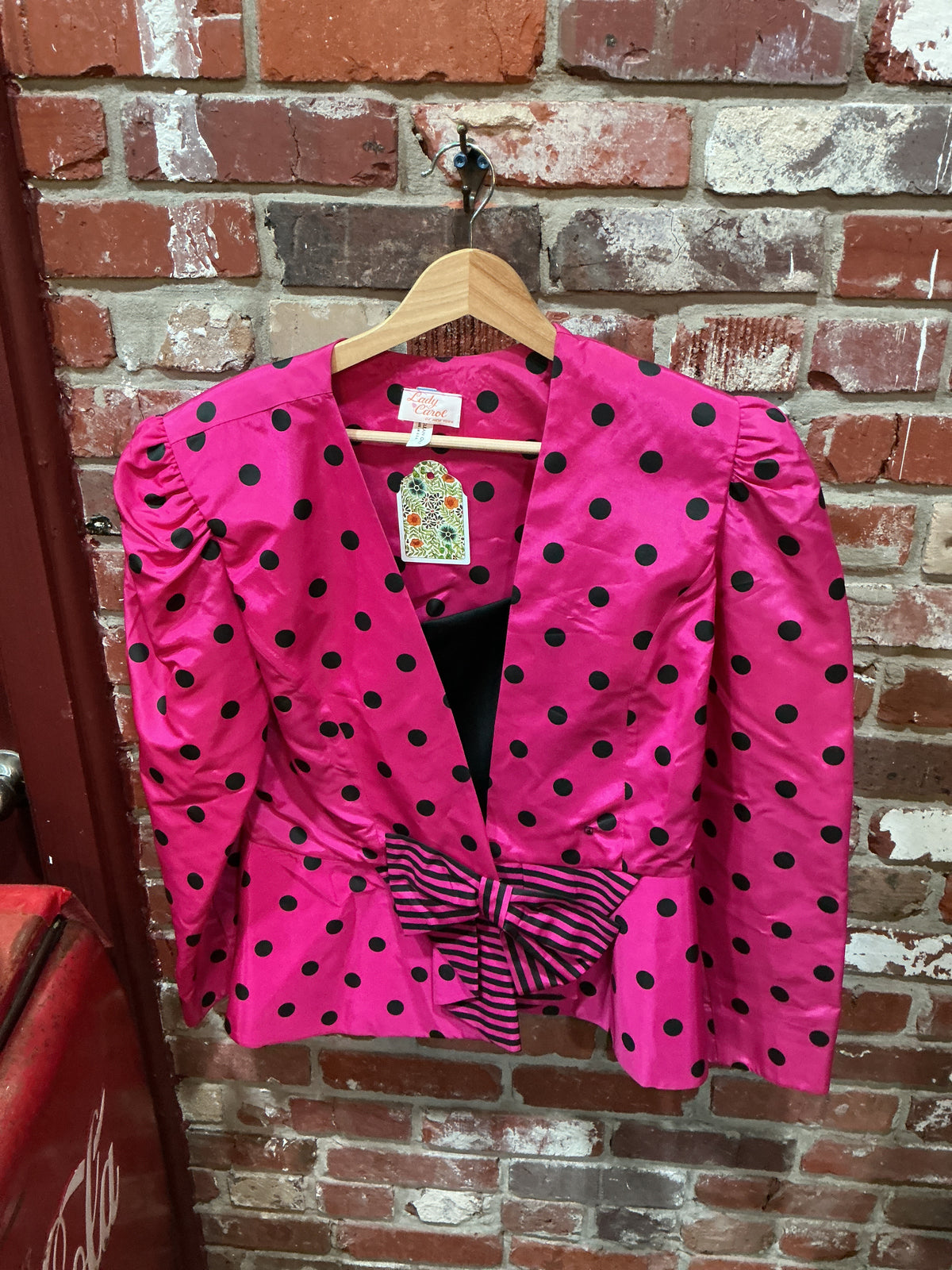 Lady Carol Pink & Black Top