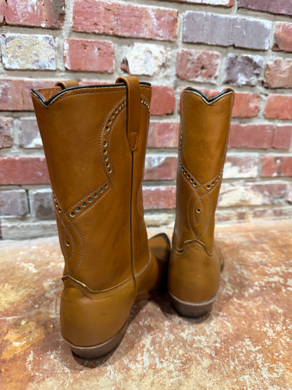 Wrangler Black Textured Cap Toe Boots