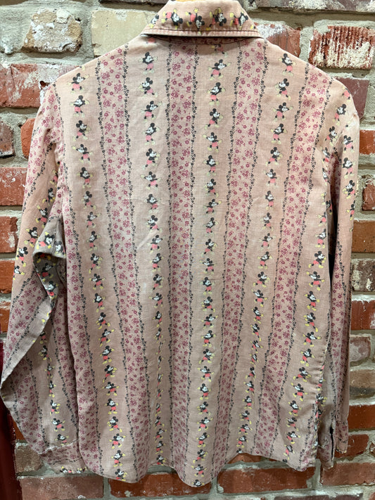 70s Kennington Mickey Mouse Button Down