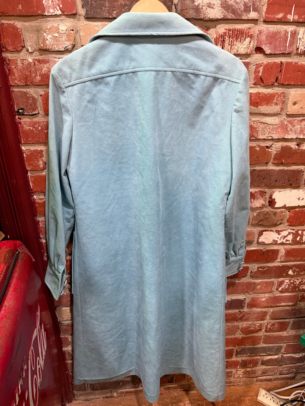 Lilli Ann Ultra-Suede Powder Blue
