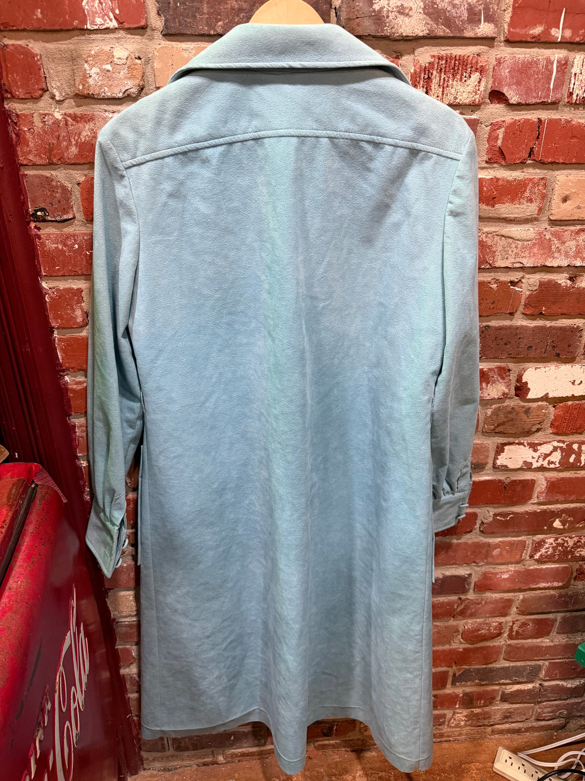 Lilli Ann Ultra-Suede Powder Blue