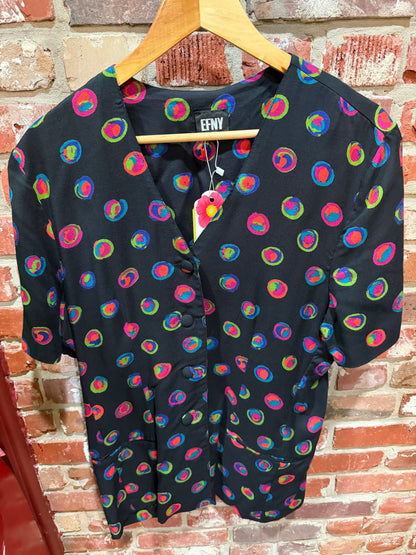 EFNY Graphic Print Blouse