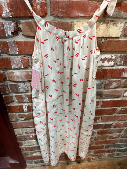 Red/White 90s Dress