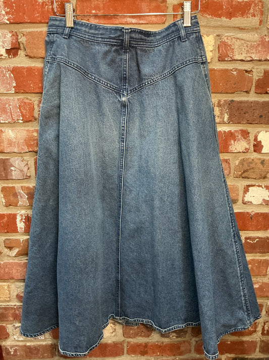 Gloria Vanderbilt Denim Skirt