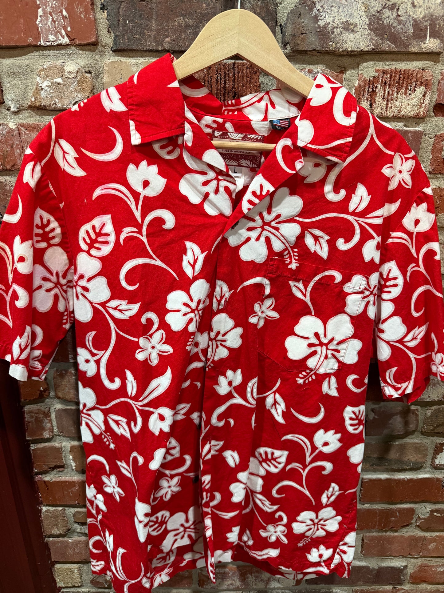 RJC Red Hawaiian Shirt