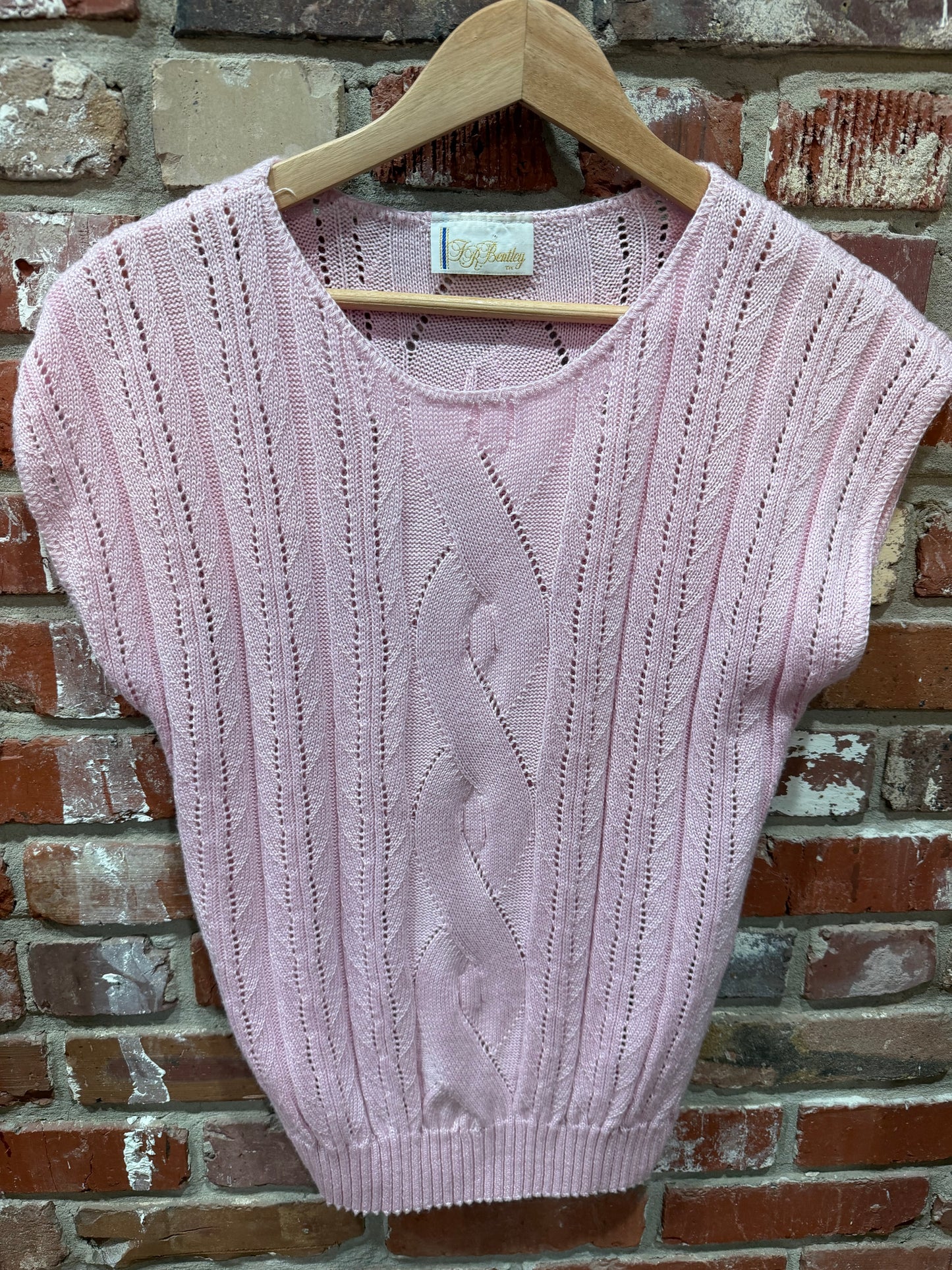FR Bentley Pink Sweater Vest
