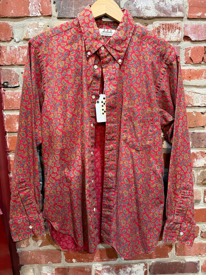 The Rogue Red Paisley Button Down