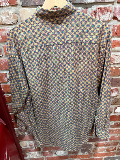 The Rogue Geometric Print Button Down