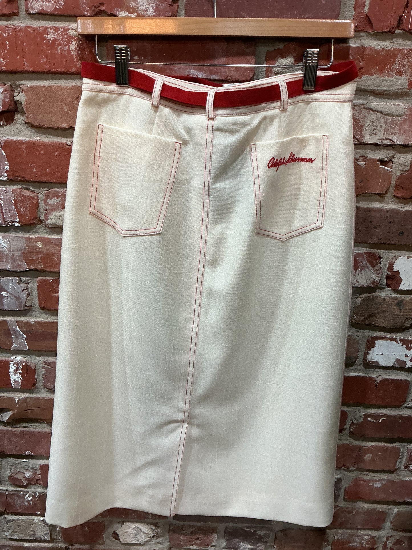 Adolph Schuman Red Accents Skirt