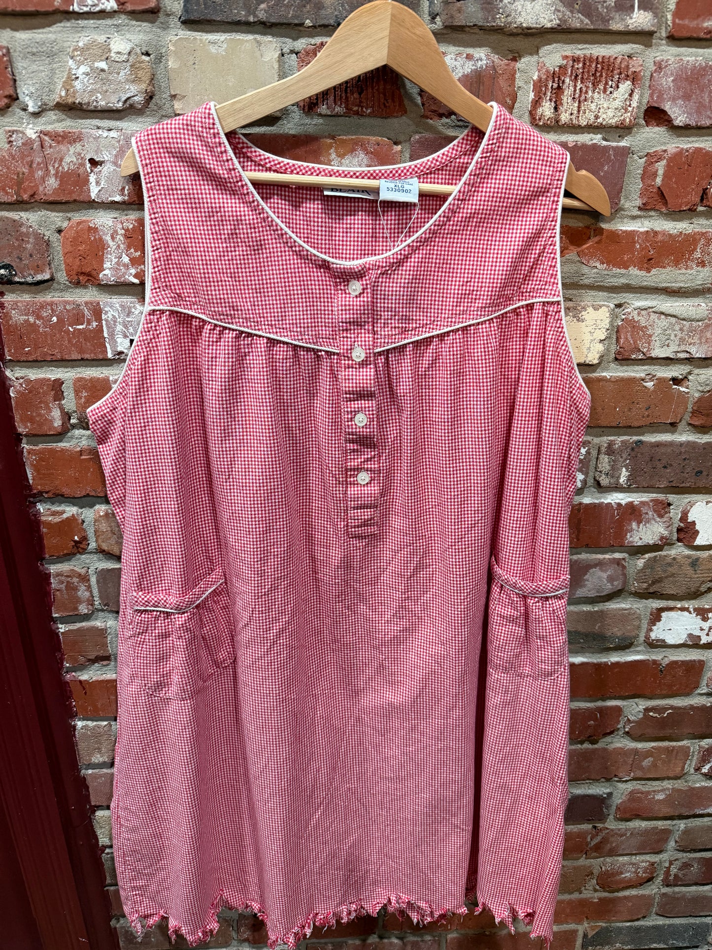 Blair Red Checkered Dress