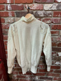 Valerie Stevens White Beaded Sweater