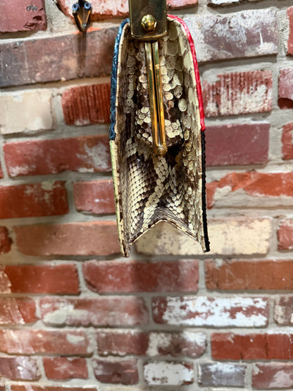1960s Nicholas Reich Python Purse