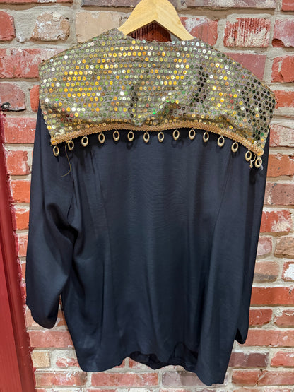 Dolce Gold Sequined Blazer