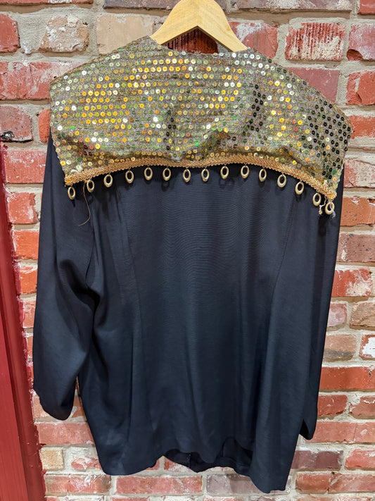 Dolce Gold Sequined Blazer