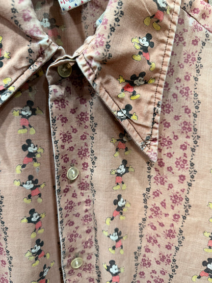 70s Kennington Mickey Mouse Button Down