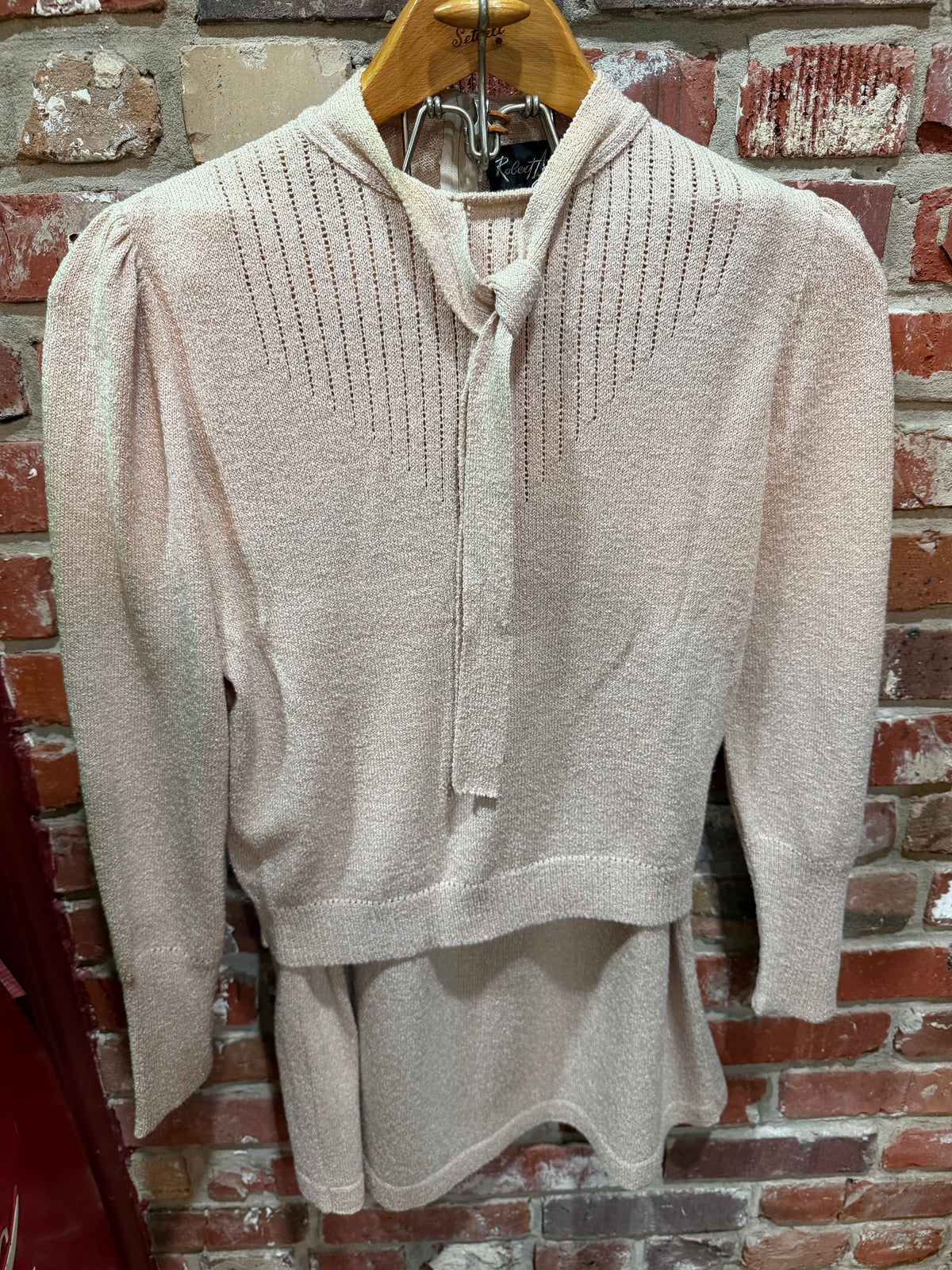 Robert Arthur Blush Knit Set