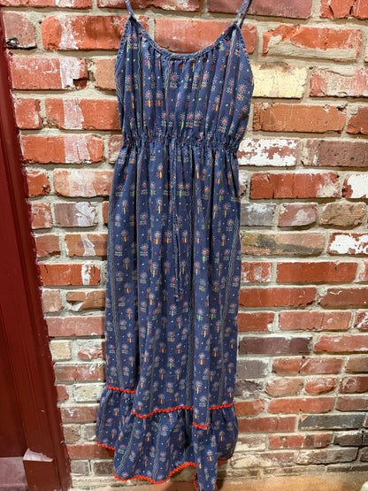 Floral/Geometric Print Dress
