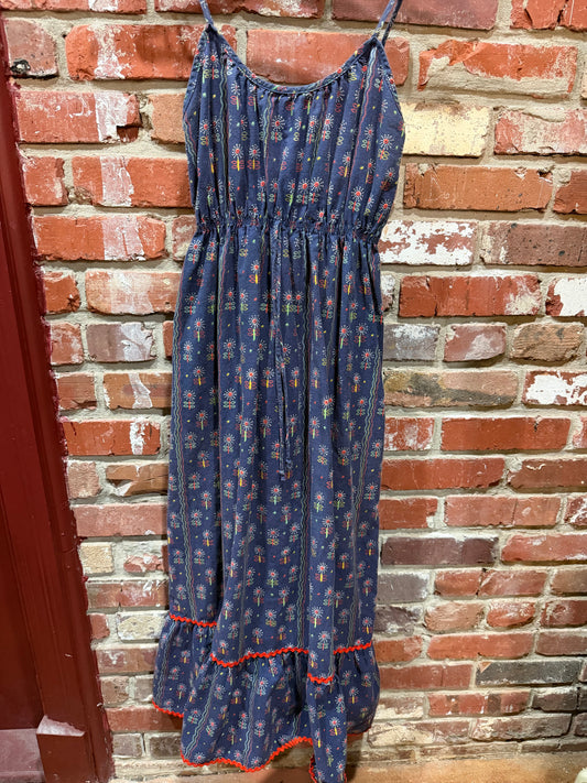 Floral/Geometric Print Dress
