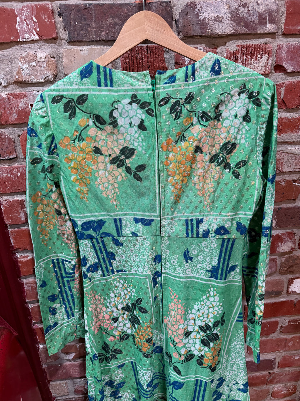 Floral Green Maxi Dress