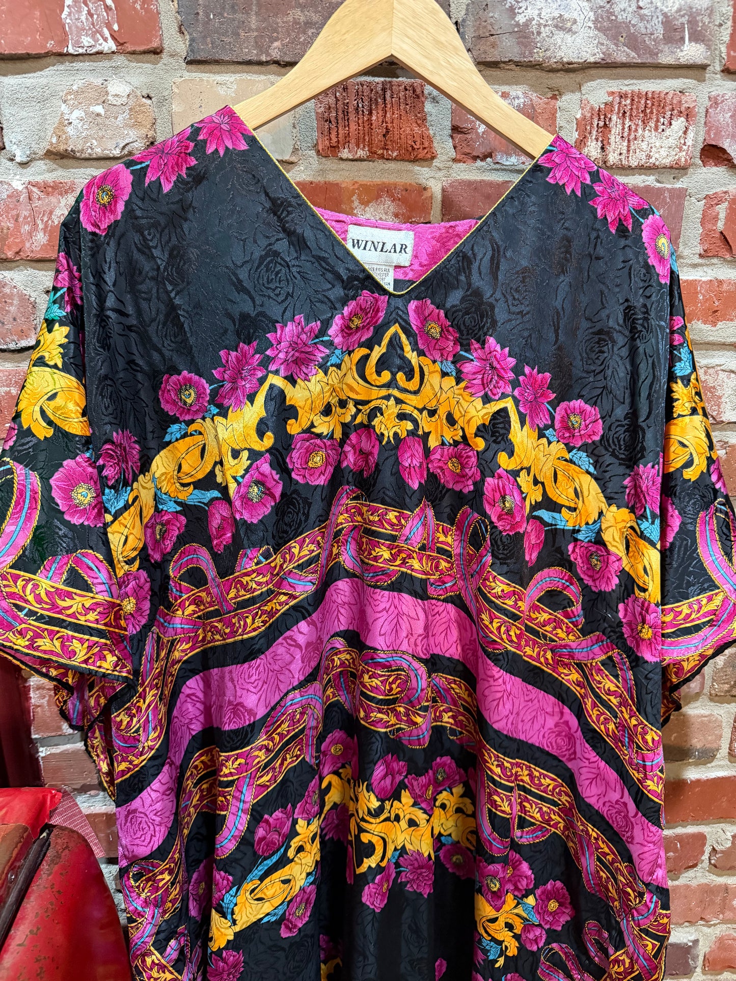 Winlar Jacquard Floral Caftan