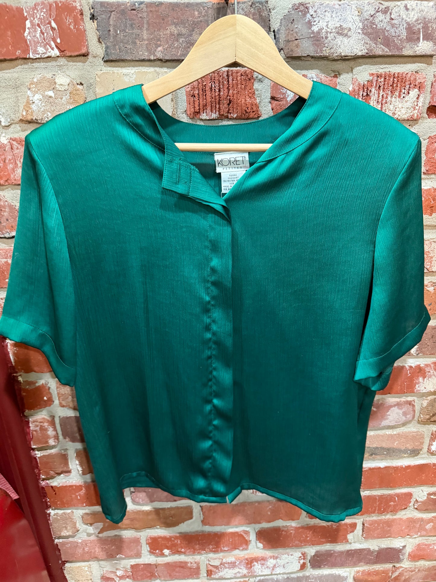 Koret Petites Emerald Blouse
