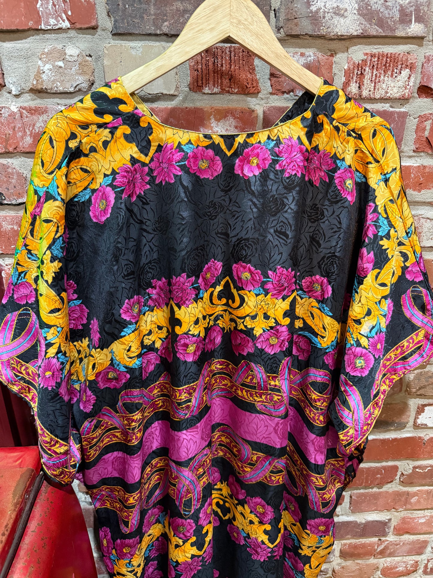 Winlar Jacquard Floral Caftan
