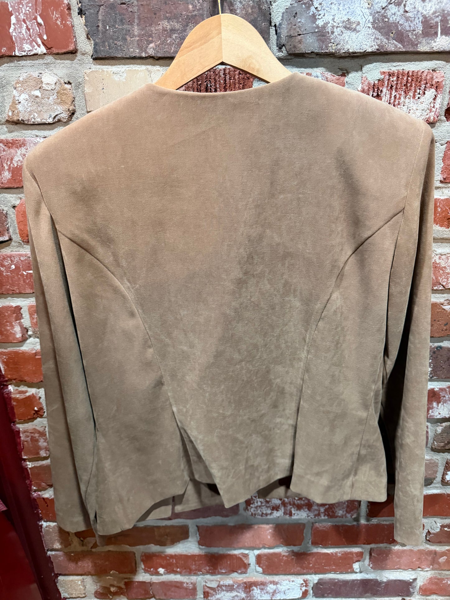 Worthington Embroidered Faux-Suede Jacket