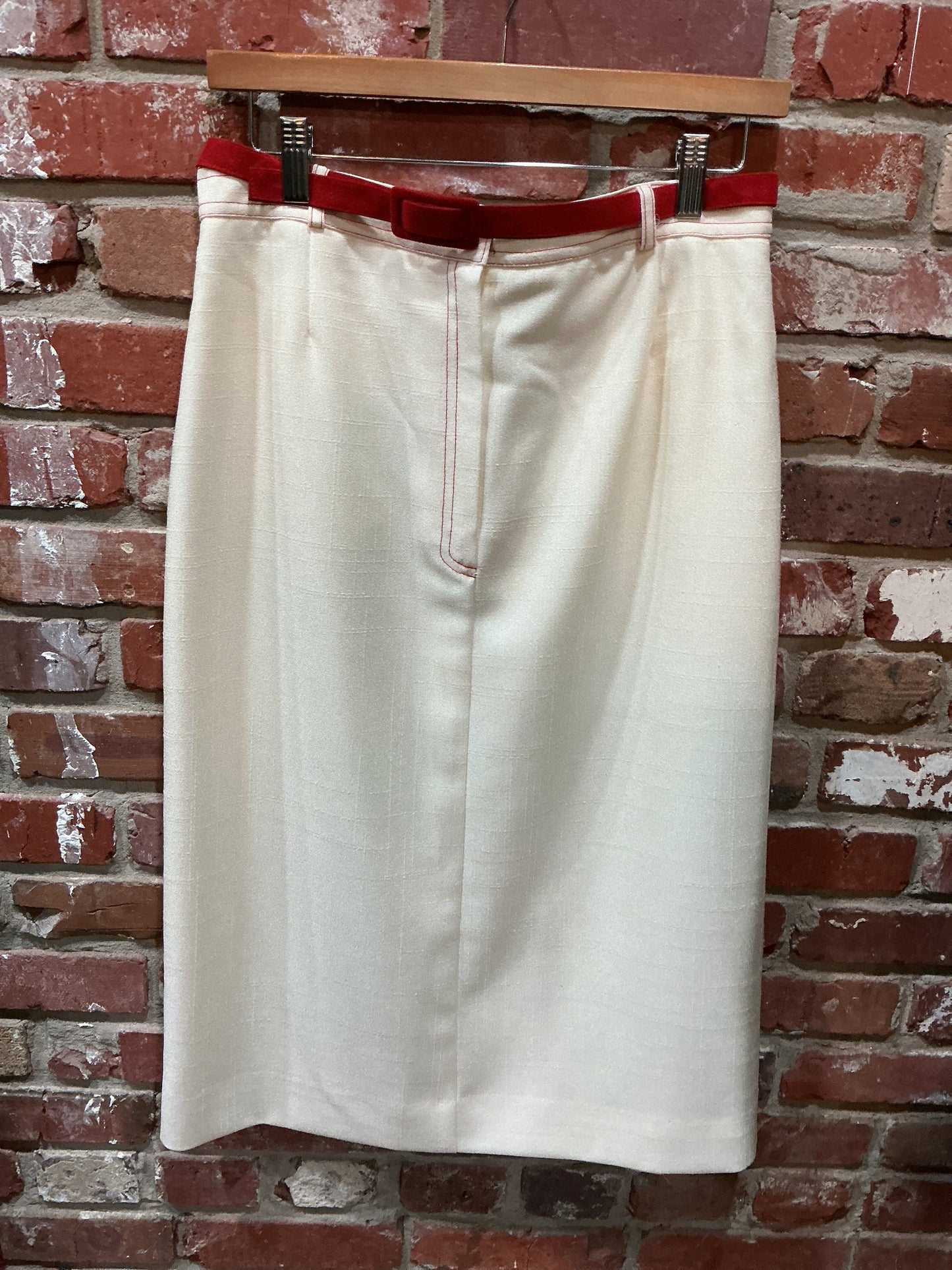 Adolph Schuman Red Accents Skirt