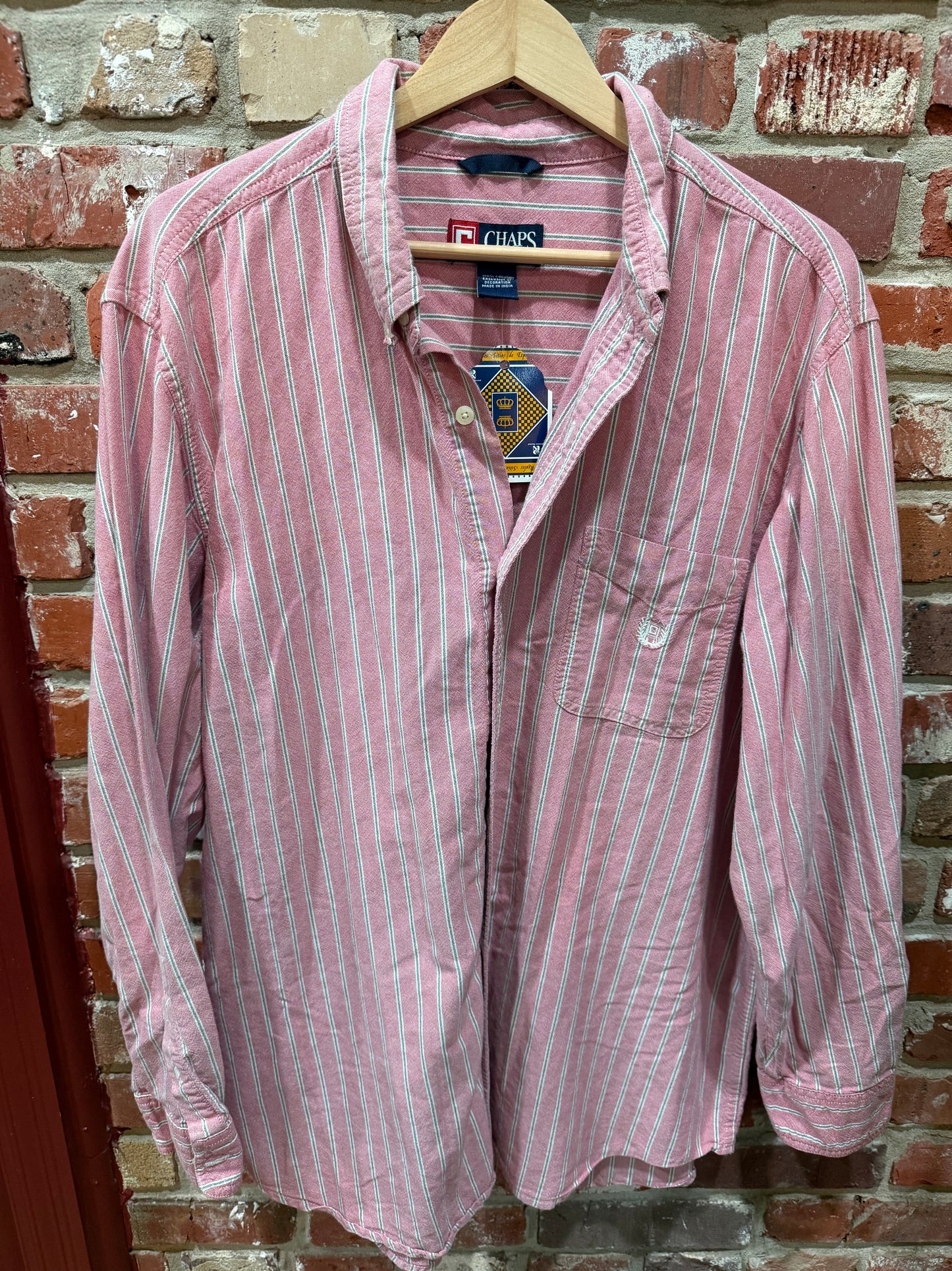 Chaps Pink Button Down