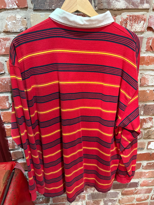 Eddie Bauer Red Rugby Tee
