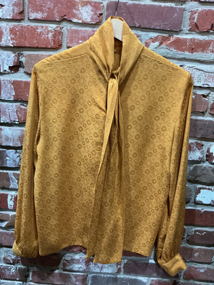 Mary Ann Restivo Gold Blouse