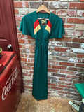 70s Green Dress