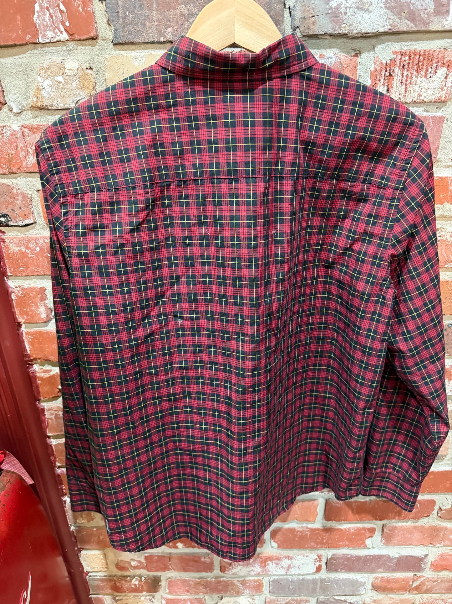 Lauren Ralph Lauren Plaid Ruffle-Front Blouse