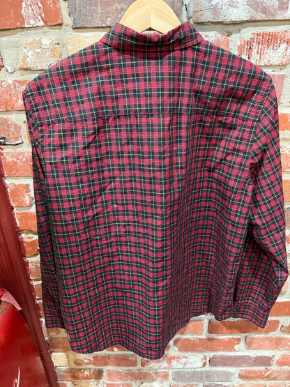 Lauren Ralph Lauren Plaid Ruffle-Front Blouse