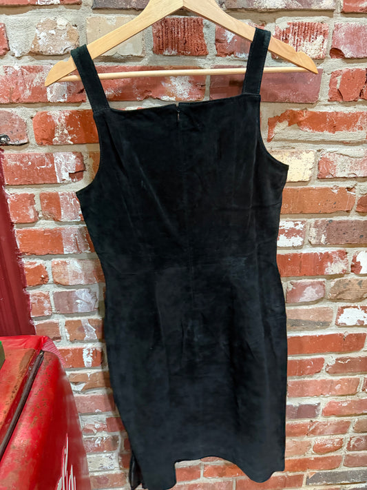 Newport News Black Suede Dress
