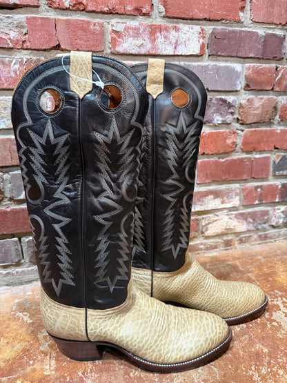 Two-Toned Cream/Black Boots