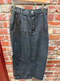 Guess Black Denim Skirt