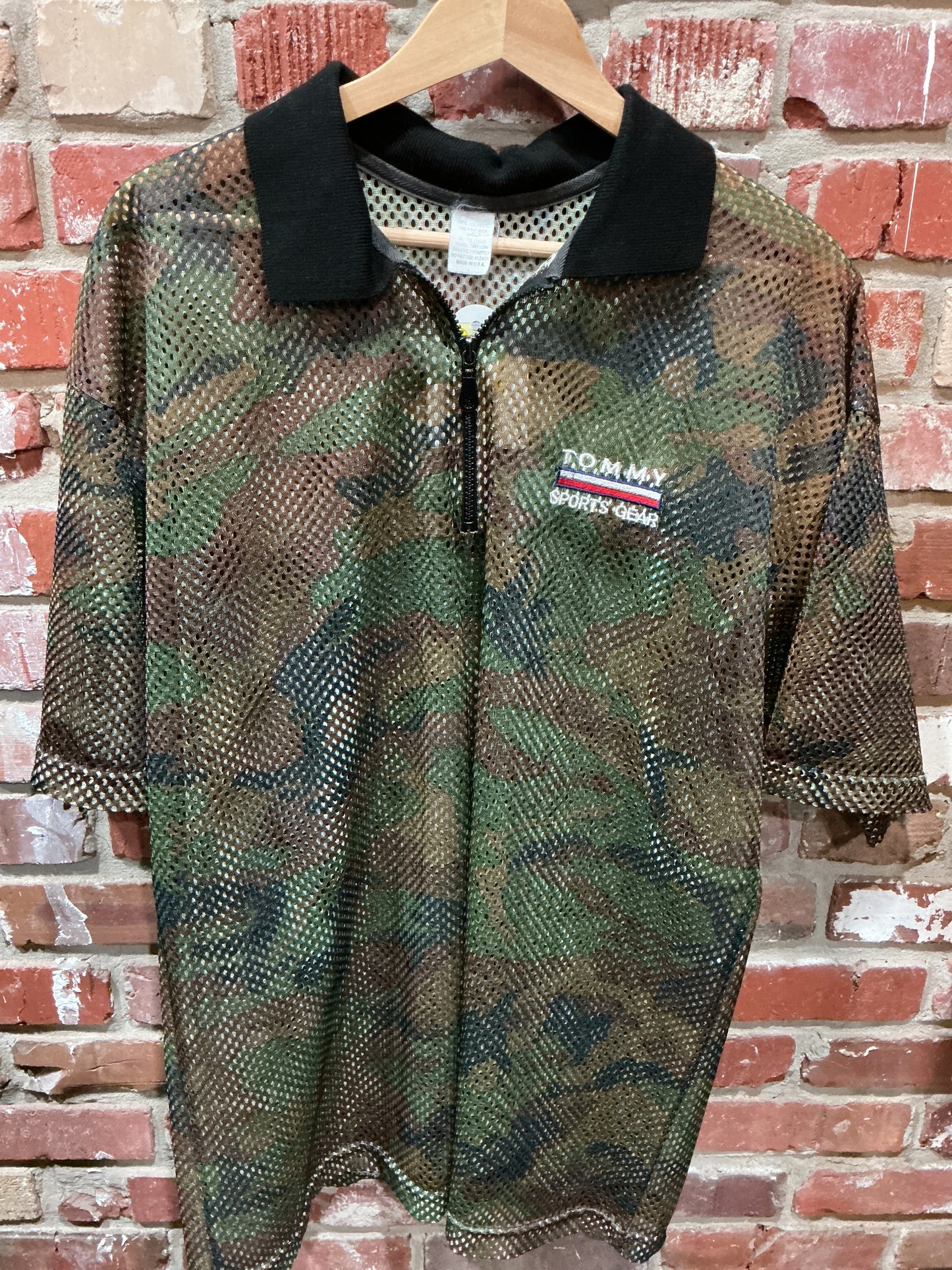 Tommy Sports Gear Camo Mesh Polo