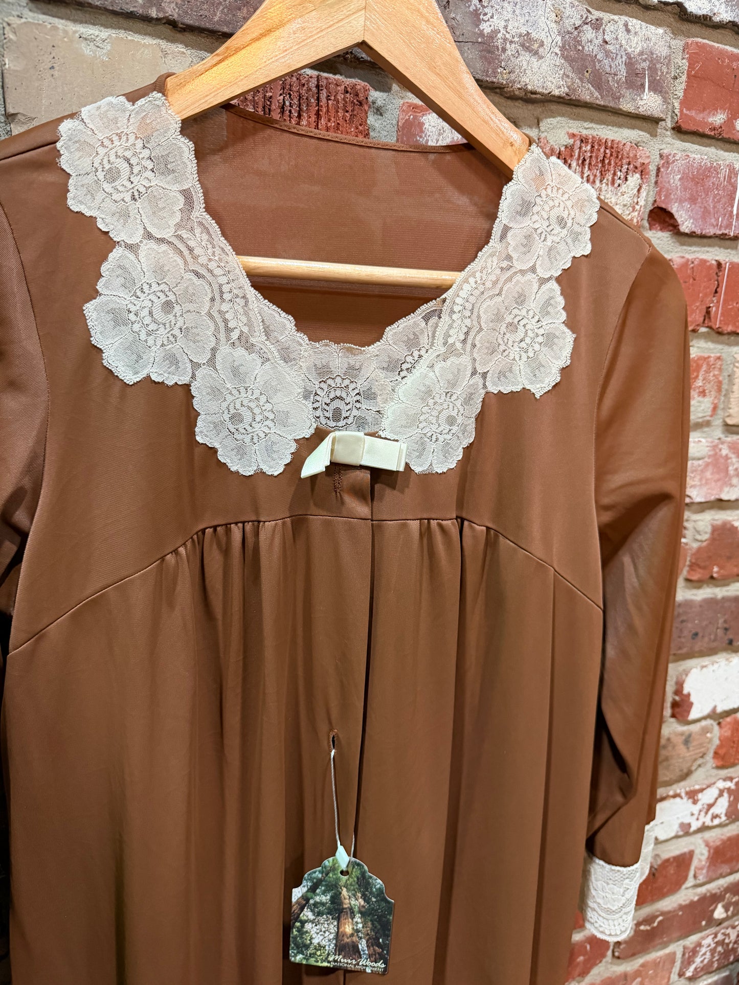 Brown Peignoir Set