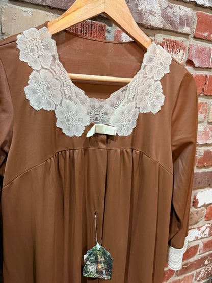 Brown Peignoir Set