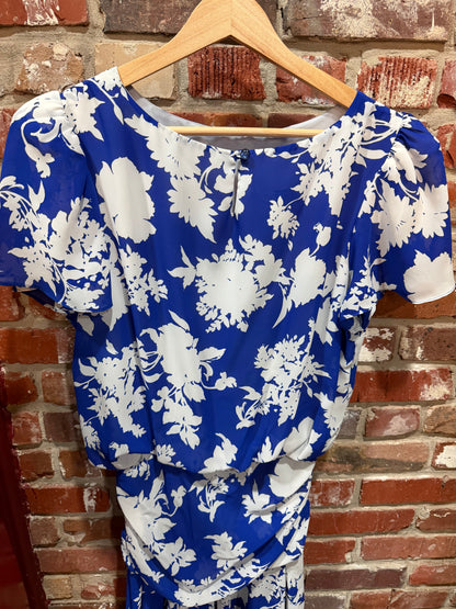 Jordan Ari Blue 80s Dress