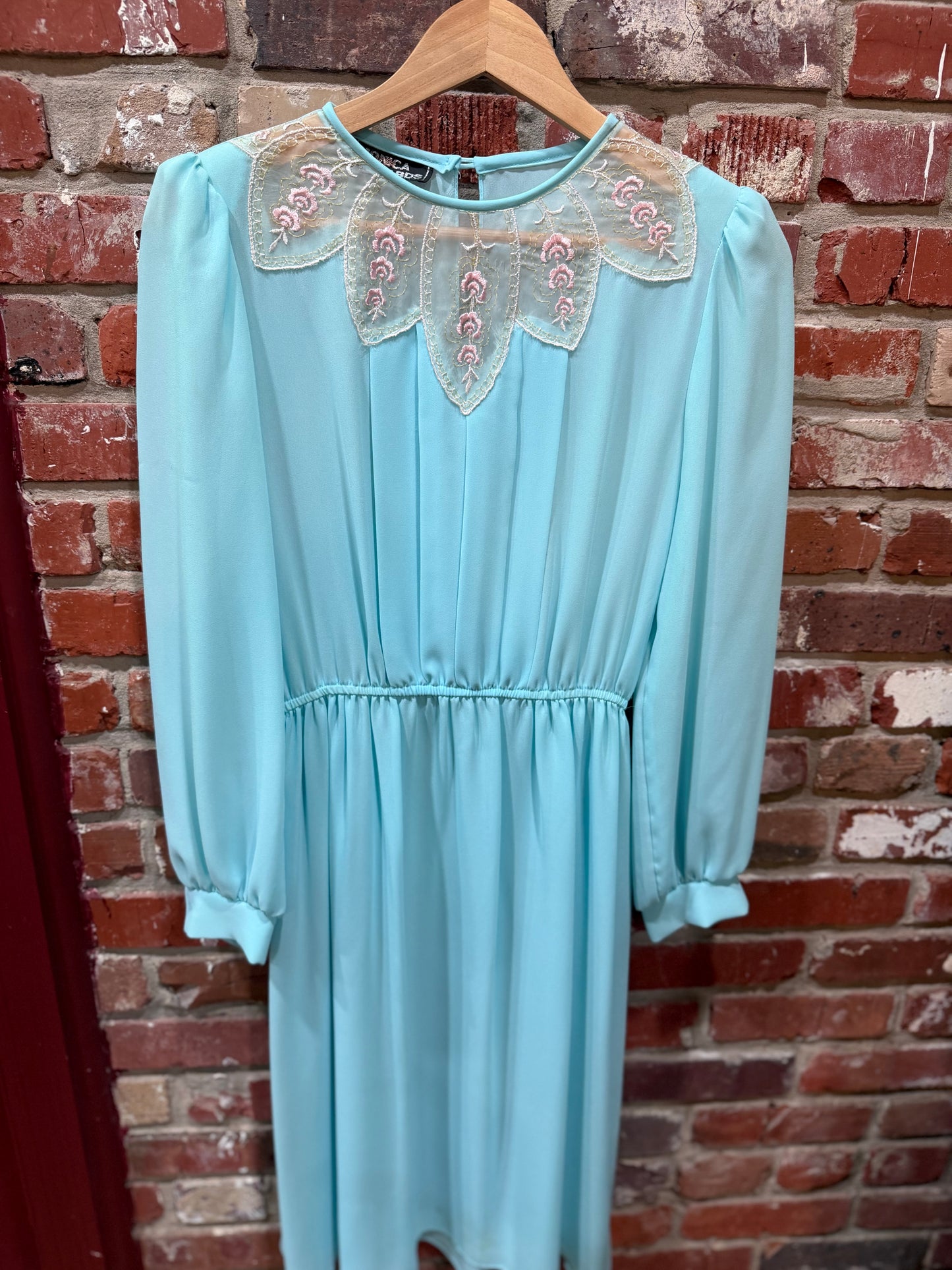 Monica Richards Aqua Dress